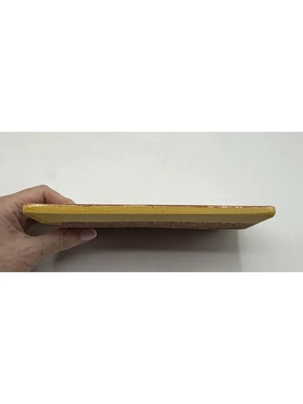 Vintage Terracotta Tray French Country Terre e Provence Made in France 8 Inch